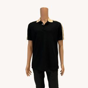 POLO WITH INTERLOCKING G STRIPE